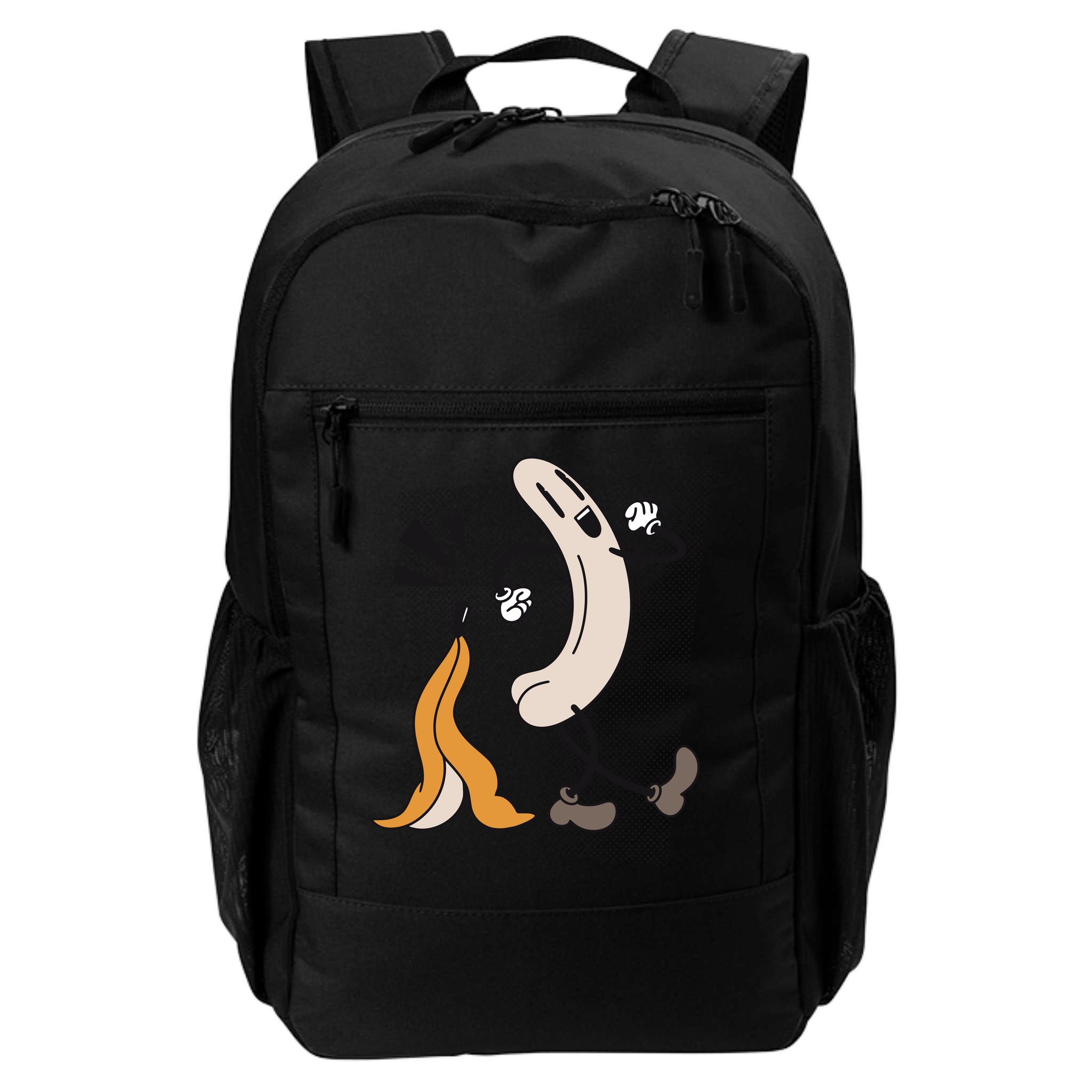 Funny Naked Banana Retro Cartoon 1 Backpack