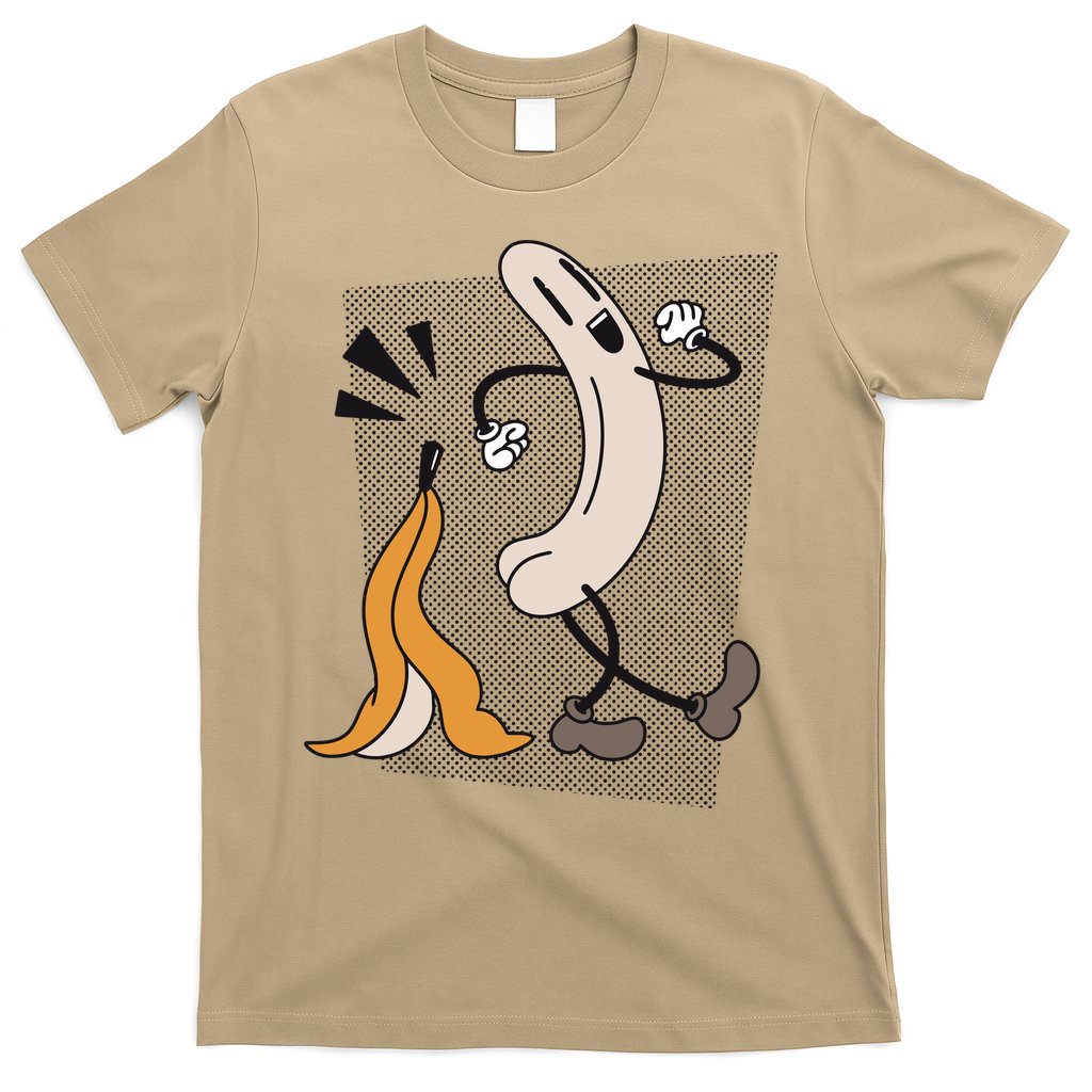 Funny Naked Banana Retro Cartoon 1 T-Shirt
