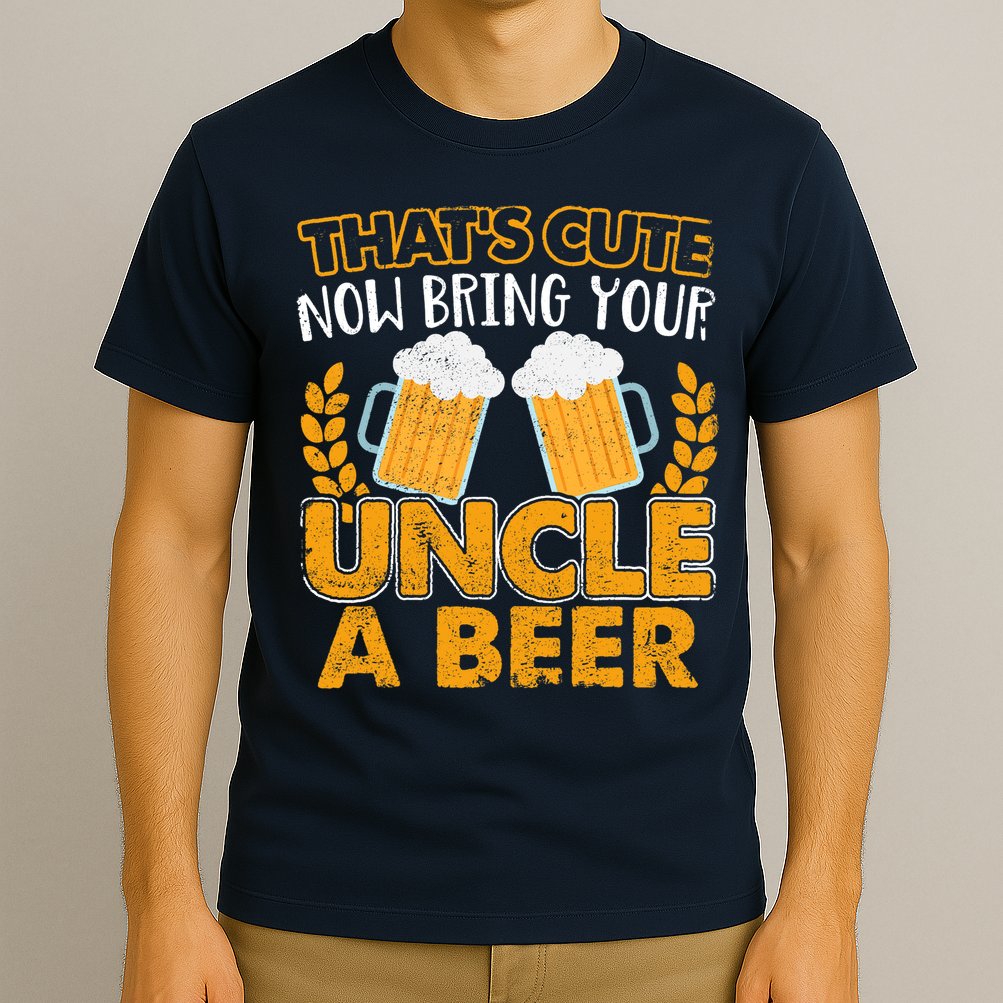 Funny Now Bring Your Uncle A Beer Design T-Shirt