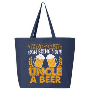 Funny Now Bring Your Uncle A Beer Design 25L Jumbo Tote