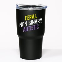 Feral Non Binary Autistic Meme Enby Pride Tumbler