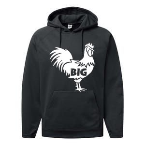 Funny Naughty Big Cock Performance Fleece Hoodie