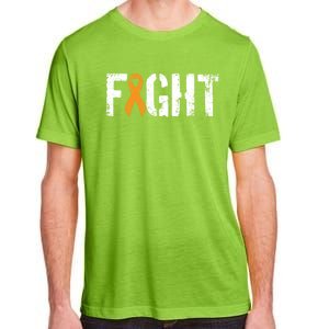 Fight Ney Cancer Gift Military Orange Awareness Ribbon Gift Adult ChromaSoft Performance T-Shirt