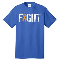 Fight Ney Cancer Gift Military Orange Awareness Ribbon Gift Tall T-Shirt