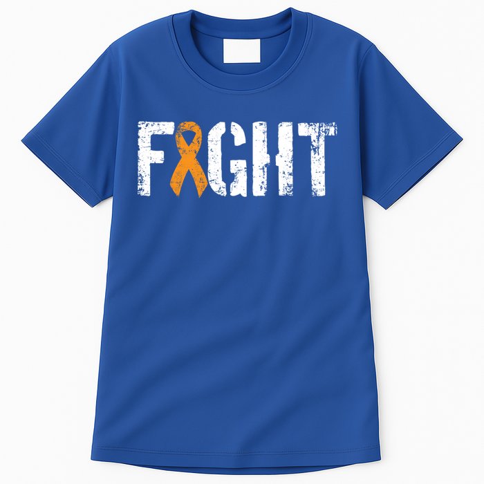 Fight Ney Cancer Gift Military Orange Awareness Ribbon Gift Tall T-Shirt