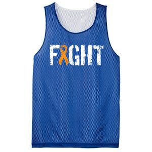 Fight Ney Cancer Gift Military Orange Awareness Ribbon Gift Mesh Reversible Basketball Jersey Tank