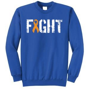 Fight Ney Cancer Gift Military Orange Awareness Ribbon Gift Tall Sweatshirt