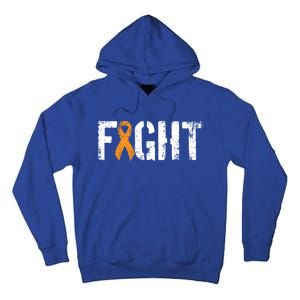 Fight Ney Cancer Gift Military Orange Awareness Ribbon Gift Tall Hoodie