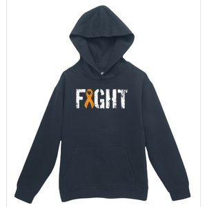 Fight Ney Cancer Gift Military Orange Awareness Ribbon Gift Urban Pullover Hoodie