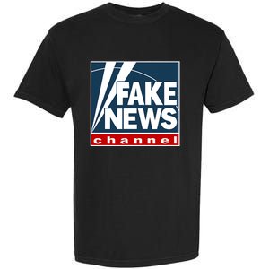 Fake News Channel Garment-Dyed Heavyweight T-Shirt