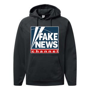 Fake News Channel Performance Fleece Hoodie