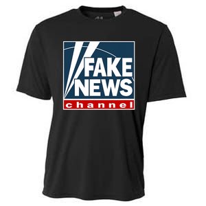 Fake News Channel Cooling Performance Crew T-Shirt