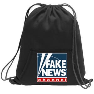 Fake News Channel Sweatshirt Cinch Pack Bag