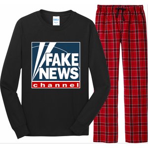 Fake News Channel Long Sleeve Pajama Set