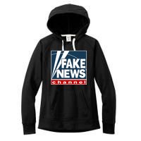 Fake News Channel Women's Fleece Hoodie