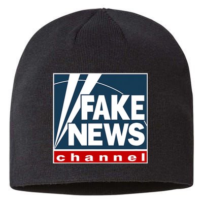 Fake News Channel Sustainable Beanie