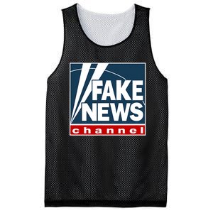 Fake News Channel Mesh Reversible Basketball Jersey Tank