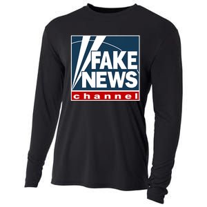 Fake News Channel Cooling Performance Long Sleeve Crew