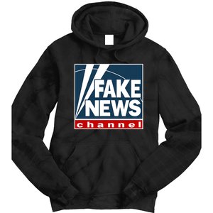 Fake News Channel Tie Dye Hoodie