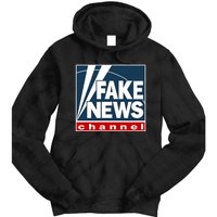 Fake News Channel Tie Dye Hoodie