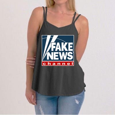 Fake News Channel Women's Strappy Tank