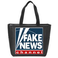 Fake News Channel Zip Tote Bag