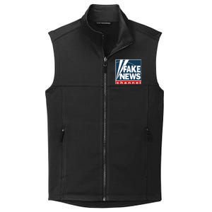 Fake News Channel Collective Smooth Fleece Vest