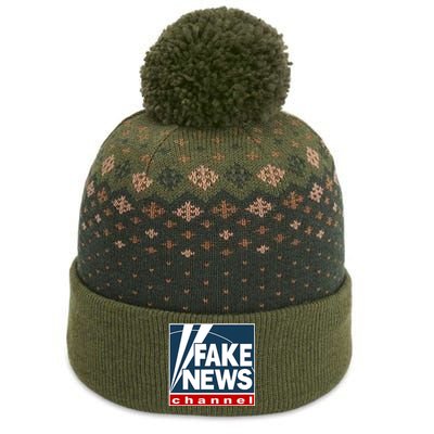 Fake News Channel The Baniff Cuffed Pom Beanie