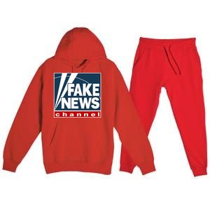 Fake News Channel Premium Hooded Sweatsuit Set