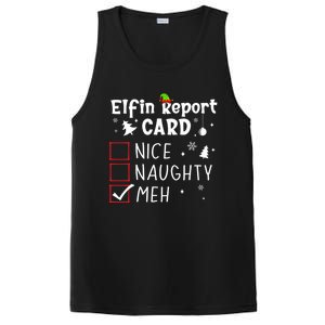 Funny N Christmas Nice Naughty Xmas List Meh Gift PosiCharge Competitor Tank