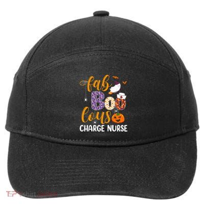 Fabulous Nurse Costume Faboolous Charge Nurse Boo Crew Gift 7-Panel Snapback Hat