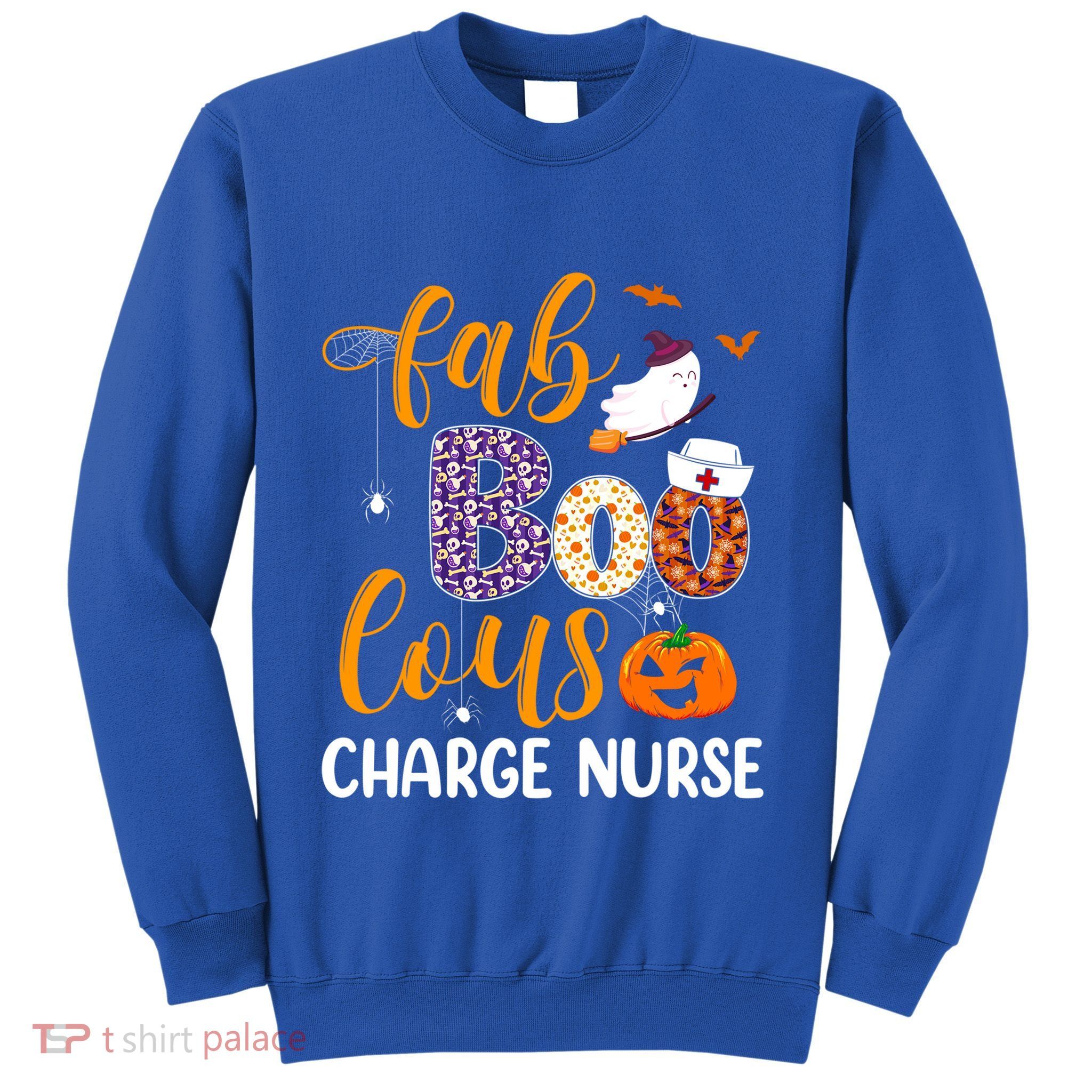 Fabulous Nurse Costume Faboolous Charge Nurse Boo Crew Gift Sweatshirt