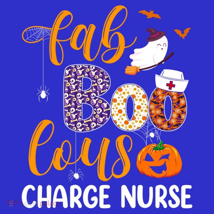 Fabulous Nurse Costume Faboolous Charge Nurse Boo Crew Gift Premium T-Shirt