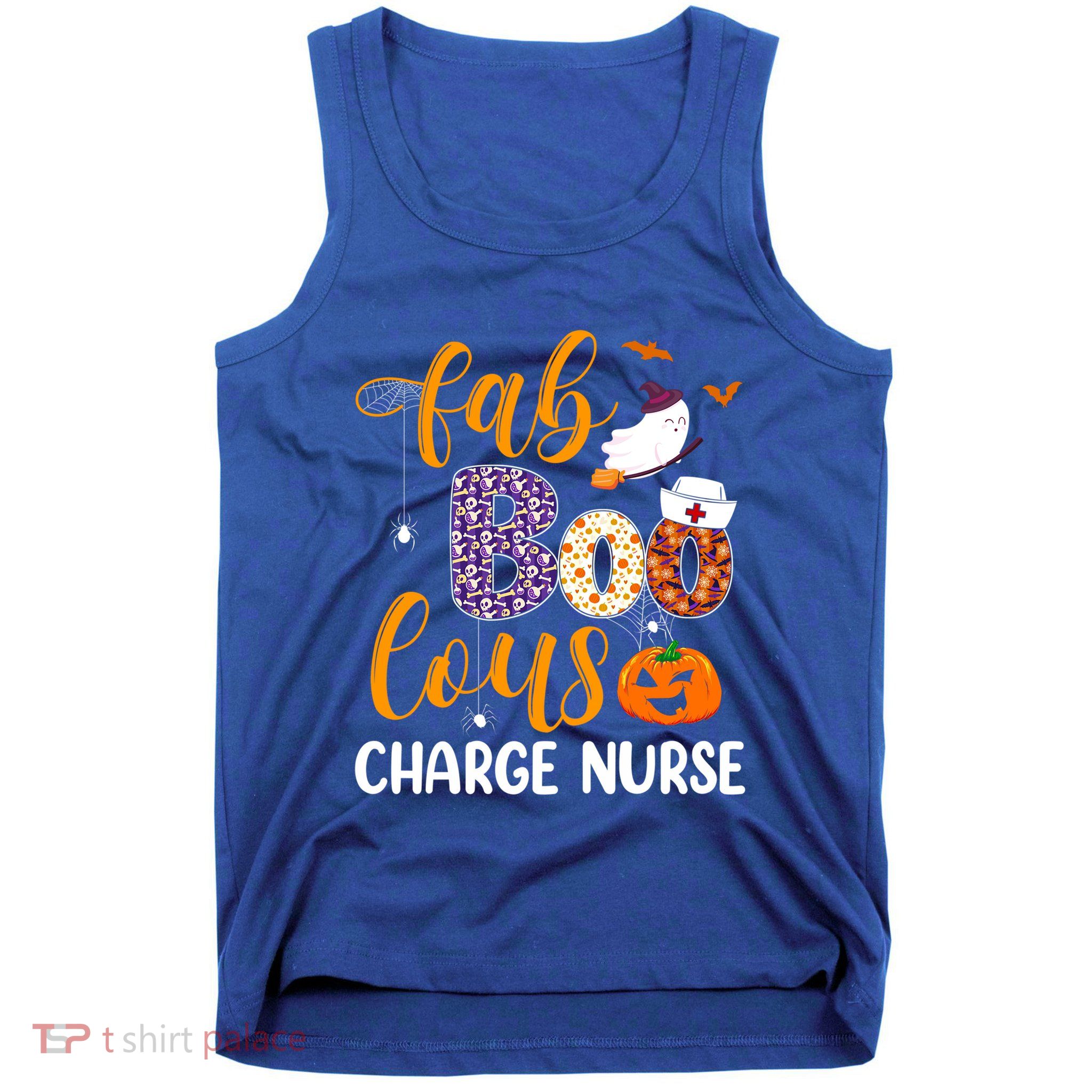 Fabulous Nurse Costume Faboolous Charge Nurse Boo Crew Gift Tank Top