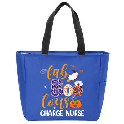 Fabulous Nurse Costume Faboolous Charge Nurse Boo Crew Gift Zip Tote Bag
