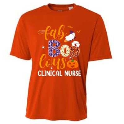 Fabulous Nurse Costume Faboolous Clinical Nurse Boo Crew Gift Cooling Performance Crew T-Shirt