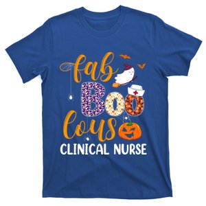 Fabulous Nurse Costume Faboolous Clinical Nurse Boo Crew Gift T-Shirt