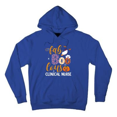 Fabulous Nurse Costume Faboolous Clinical Nurse Boo Crew Gift Tall Hoodie