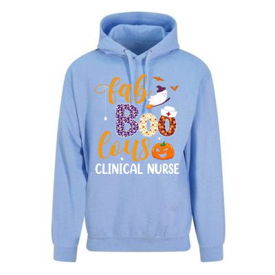 Fabulous Nurse Costume Faboolous Clinical Nurse Boo Crew Gift Unisex Surf Hoodie