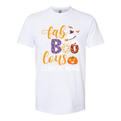 Fabulous Nurse Costume Faboolous Clinical Nurse Boo Crew Gift Softstyle® CVC T-Shirt