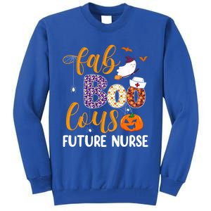 Fabulous Nurse Costume Faboolous Future Nurse Boo Crew Gift Tall Sweatshirt