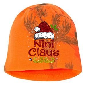 Funny Nini Claus Matching Family Christmas Santa Hat Xmas Kati - Camo Knit Beanie