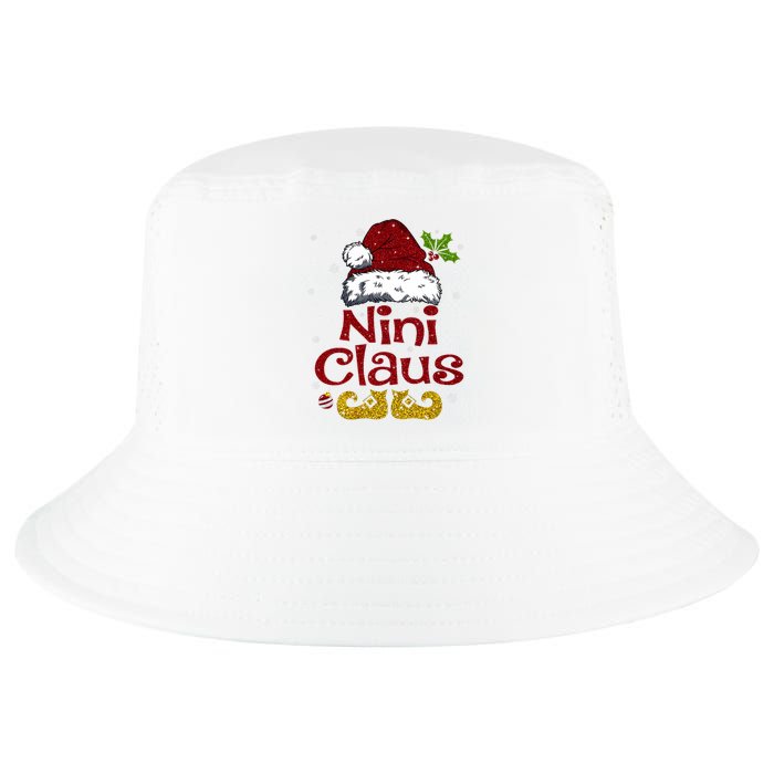 Funny Nini Claus Matching Family Christmas Santa Hat Xmas Cool Comfort Performance Bucket Hat