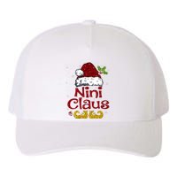 Funny Nini Claus Matching Family Christmas Santa Hat Xmas Yupoong Adult 5-Panel Trucker Hat