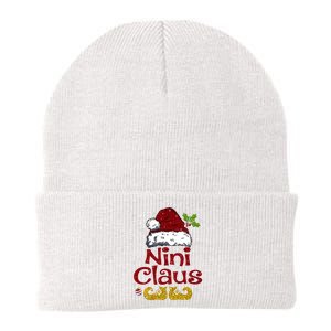 Funny Nini Claus Matching Family Christmas Santa Hat Xmas Knit Cap Winter Beanie