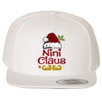 Funny Nini Claus Matching Family Christmas Santa Hat Xmas Wool Snapback Cap