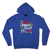 Funny Nurse Christmas Safety First With A Nurse Gift Hoodie