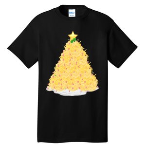 Funny Noodle Christmas Tree Ramen LoverS Gift Xmas Pajama Tall T-Shirt