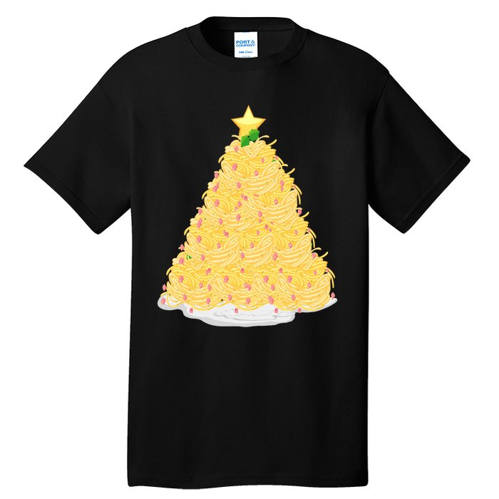 Funny Noodle Christmas Tree Ramen LoverS Gift Xmas Pajama Tall T-Shirt