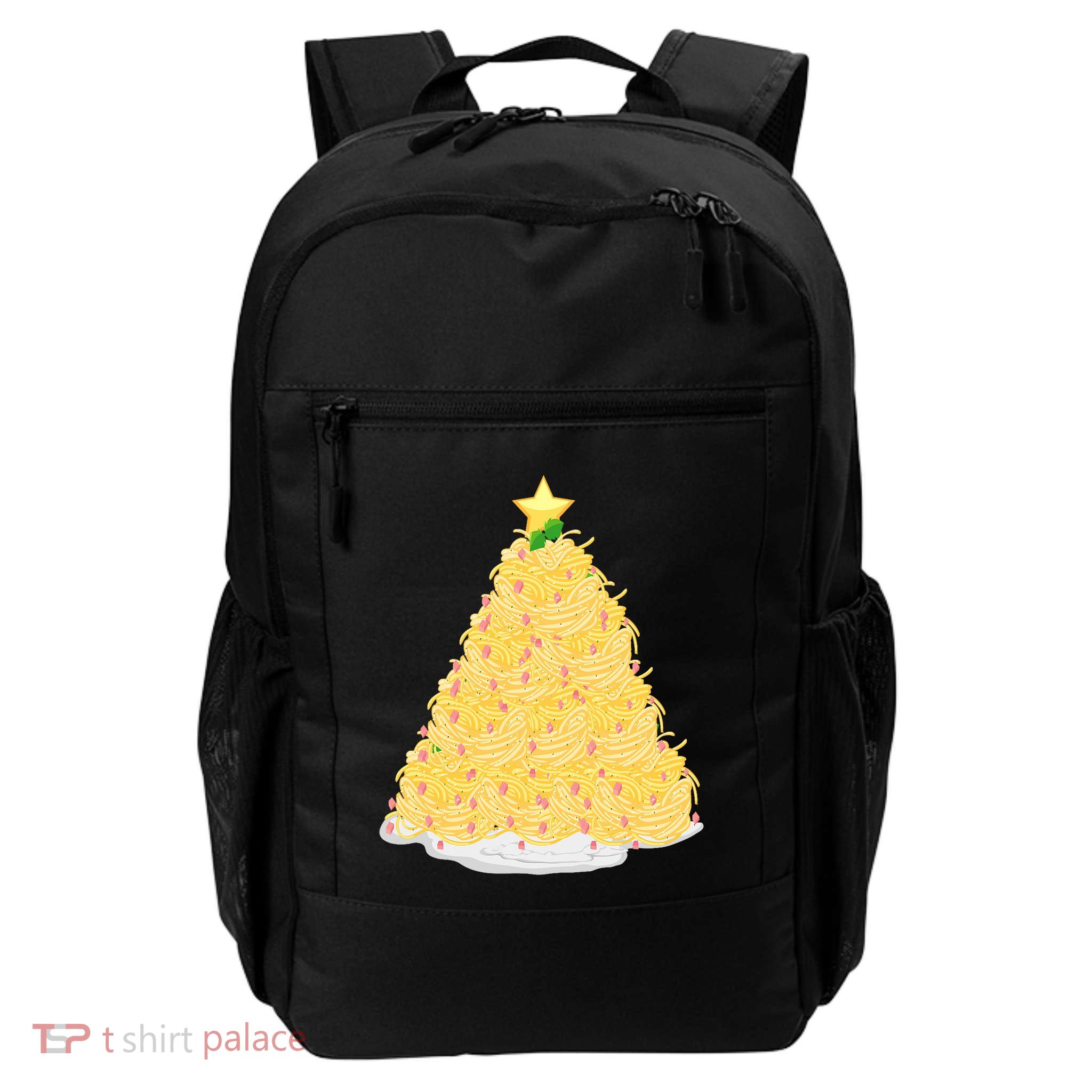 Funny Noodle Christmas Tree Ramen LoverS Gift Xmas Pajama Daily Commute Backpack